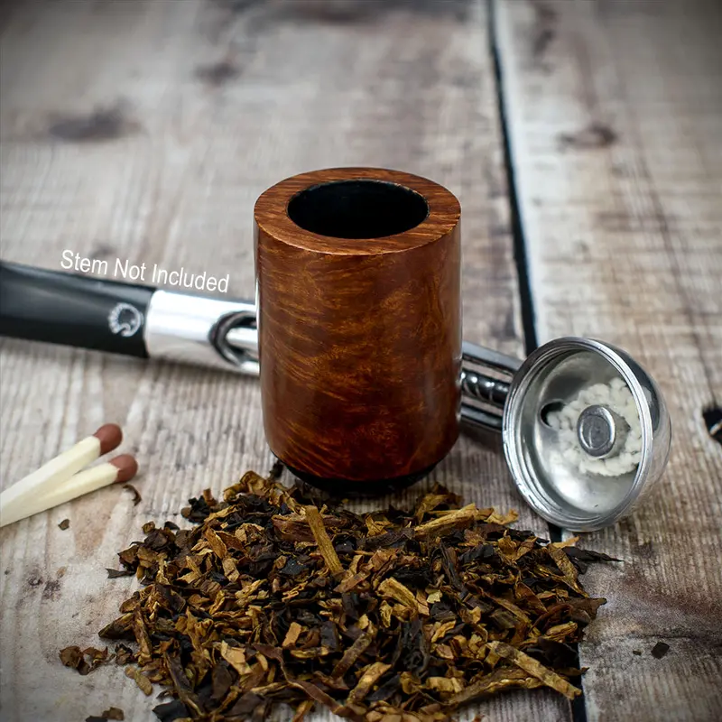 Falcon Pipe Bowl - Short Stack Chimney Smooth 1