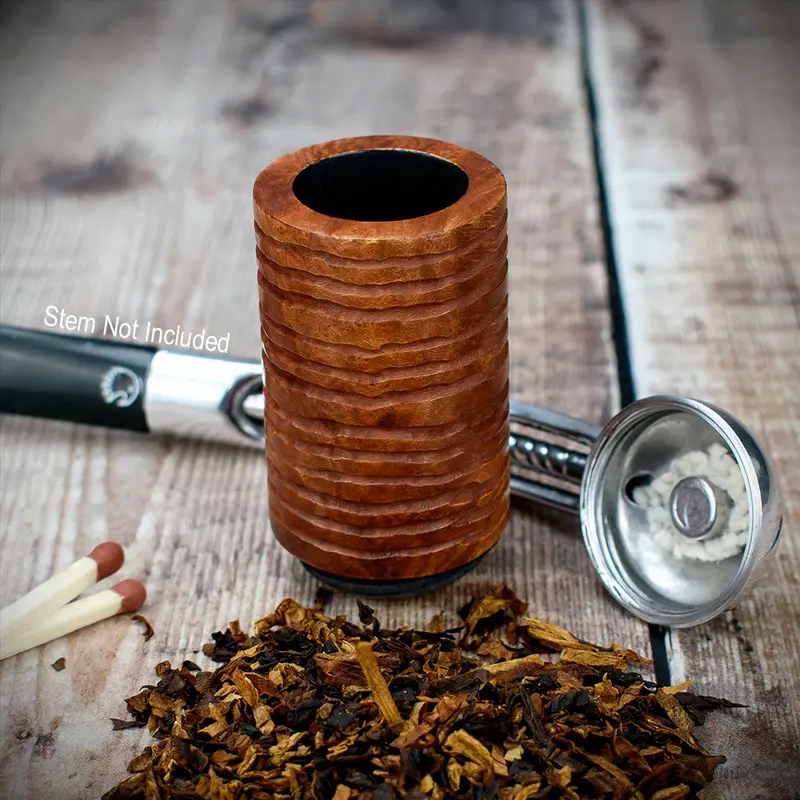 Falcon Pipe Bowl - Tall Stack Chimney Lined 1