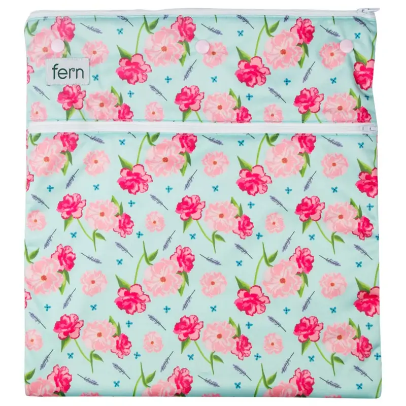 Fern Large Wet Bag - Floral 1