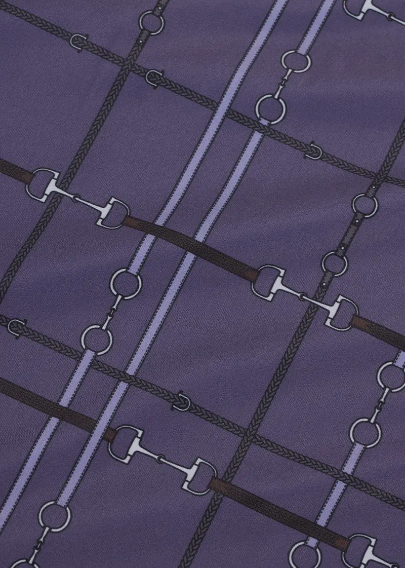 First Level Quarter Zip Stretch Fleece Tech Top - Print 18