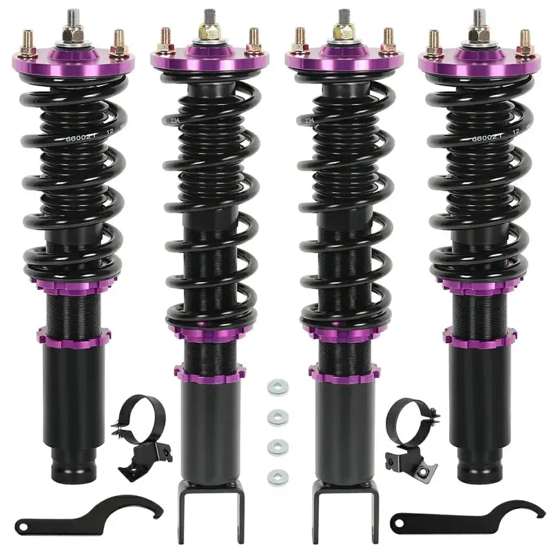 Flashark 1990-2001 Honda Civic Eg Ek & Acura Integra Dc2 Height Adjustable Coilovers 1