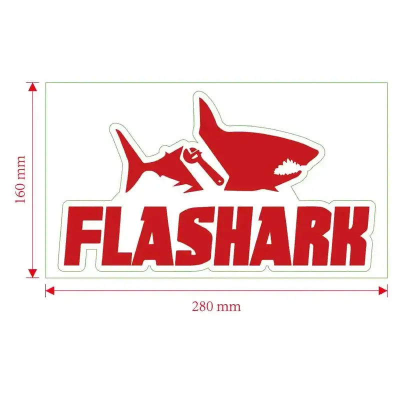 Flashark Auto Parts Stickers 1