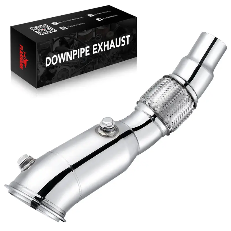 Flashark Downpipe Exhaust For 2011–2017 Bmw 528I N20 (F10) 1