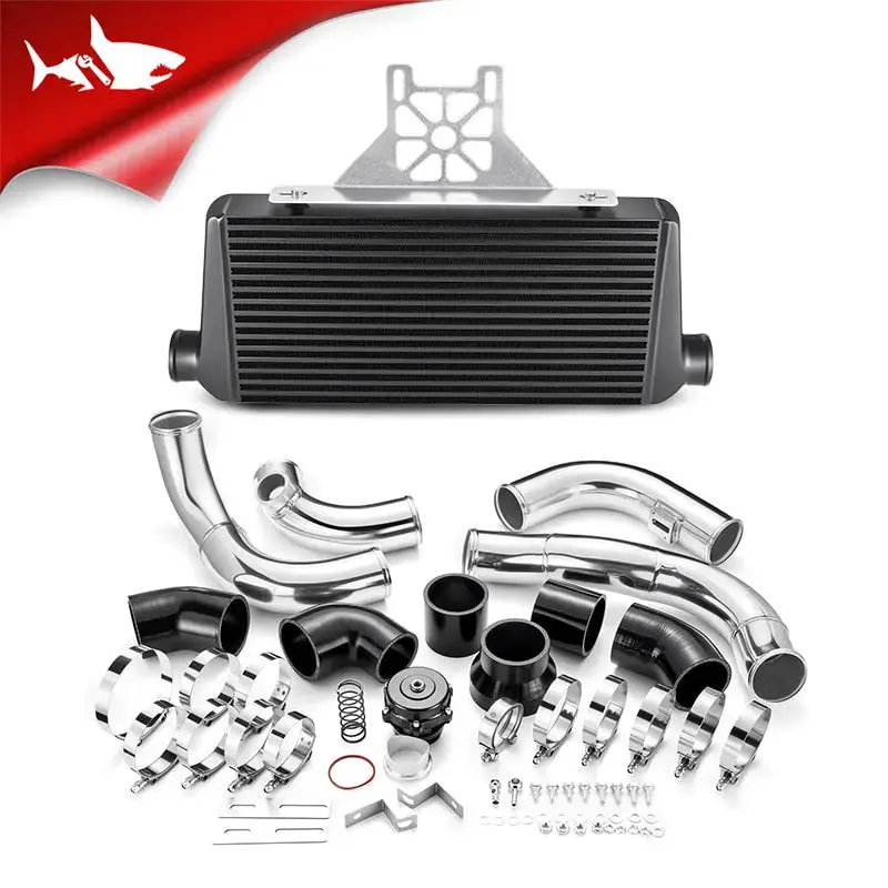 Flashark Intercooler + Piping Kit For 2010–2015 Chevrolet Camaro Ls3 V8 (Single Turbo Na-T Swap) 1