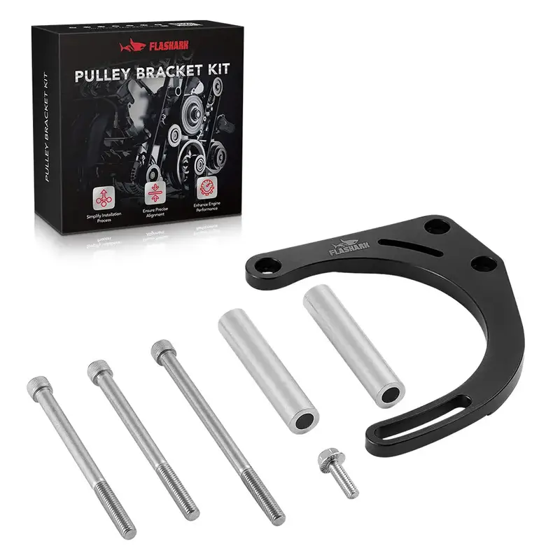 Flashark Sbc Alternator Bracket Kit For Electric Water Pump 1
