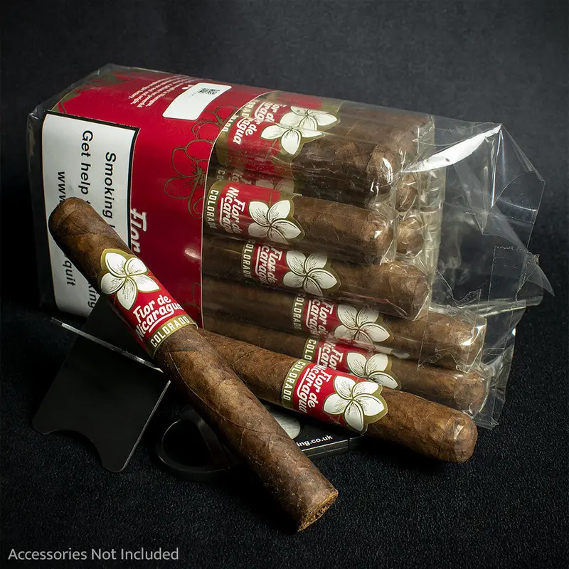 Flor De Nicaragua Colorado Toro Cigars - Bundle Of 20 1