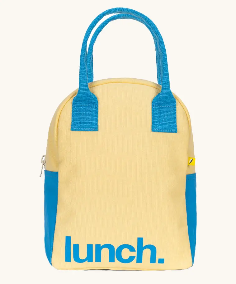 Fluf Organic Cotton Zipper Lunch Bag 28