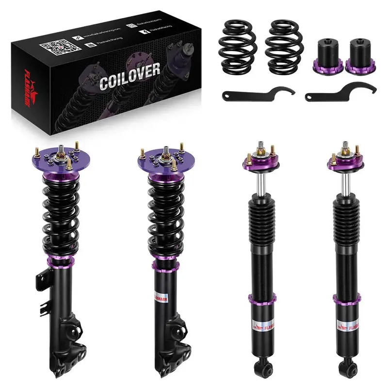 For 1990 -1998 Bmw 3 Series(E36) 4-Door Sedan Coilover Shock Absorbers Struts 4Pcs 1