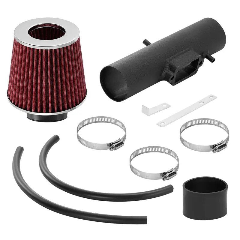 For 1997-2001 Toyota Camry Solara V6 Air Intake Kit W/Cone Filter 2