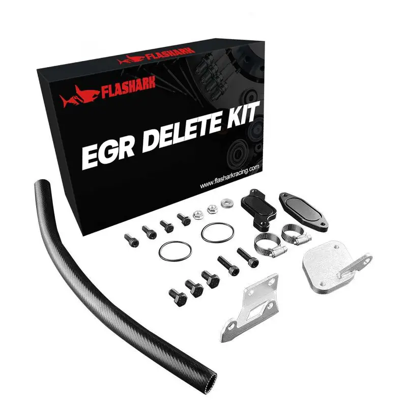 For 2006-2007.4 6.6L Chevrolet Silverado Classic Gmc Duramax Lbz Diesel Egr Valve Cooler Delete Kit (Ordinary) 2