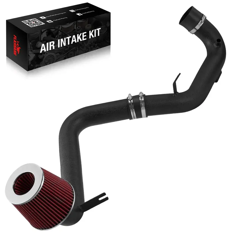 For 2006-2011 Honda Civic 1.8L Cold Air Intake Kit W/Cone Filter 1