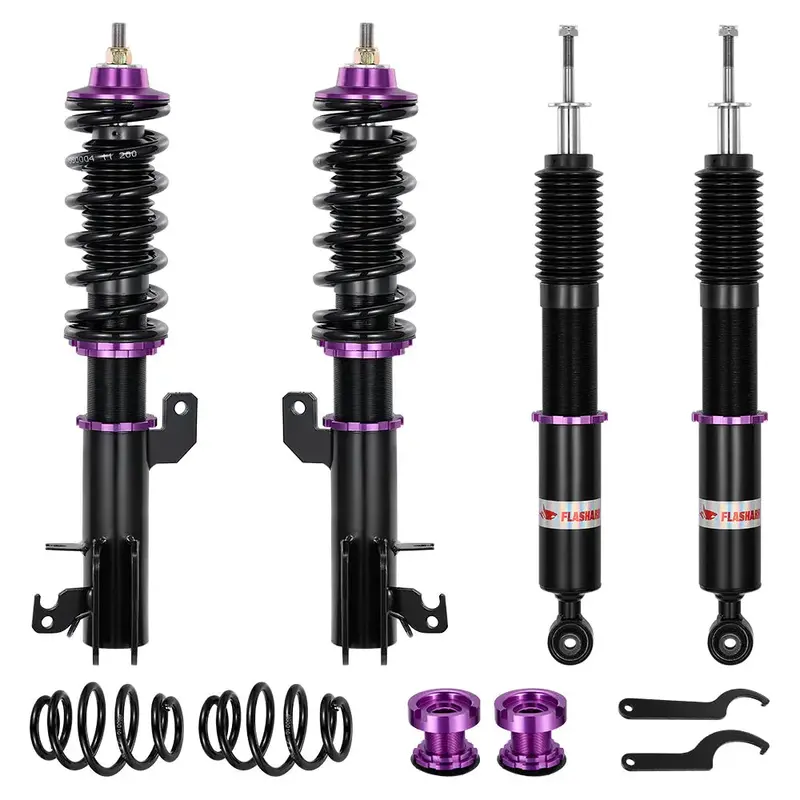 For 2009-2014 Honda Fit 2009-2024 Honda City Coilover Shock Absorbers Struts 4Pcs 2