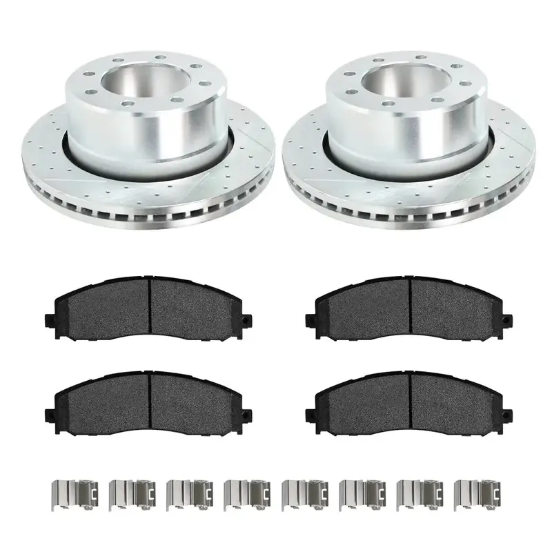 For 2009-2018 Dodge Ram 2500 3500 Brake Rotors And Pads Kit - Front And Rear 6
