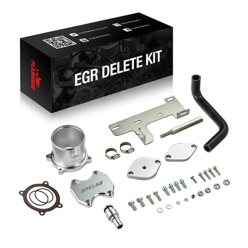 For 2010-2014 6.7L Dodge Ram Cummins Egr Throttle Valve Cooler Delete Kit 2