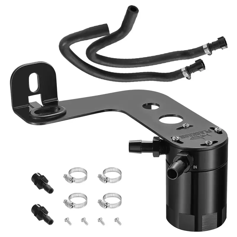For 2010-2015 Chevrolet Camaro Ss(Manual) Baffled Oil Catch Can Pcv Side 1