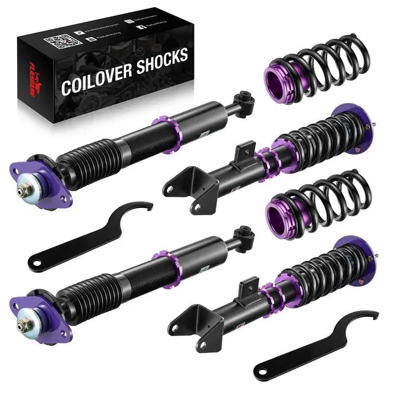 For 2011-2022 Dodge Charger / Challenger Rwd Coilover Shock Absorbers Struts 4Pcs 1