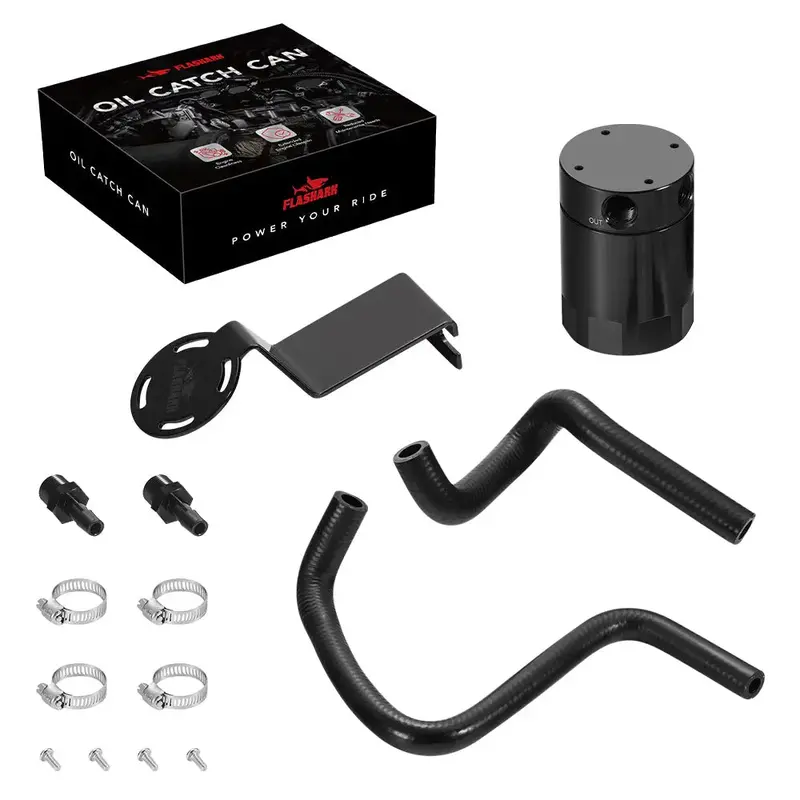 For 2013-2020 Subaru Brz/Toyota 86/Scion Fr-S Baffled Oil Catch Can Pcv Side 1