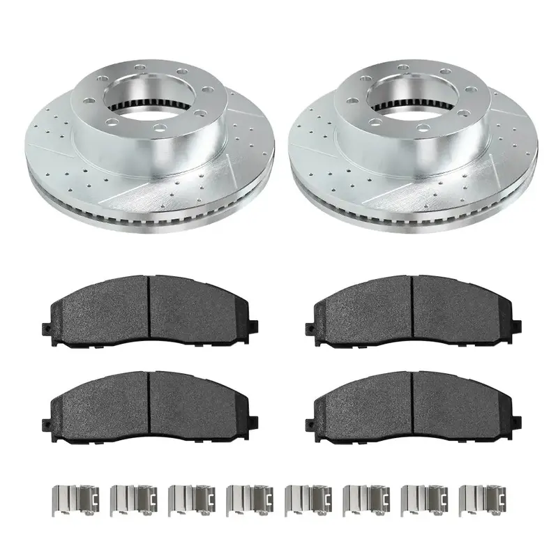 For 2013-2022 Ford Super Duty F250 F350 Brake Rotors And Pads Kit - Front And Rear 6