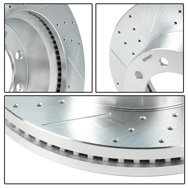 For 2013-2022 Ford Super Duty F250 F350 Brake Rotors And Pads Kit - Front And Rear 8