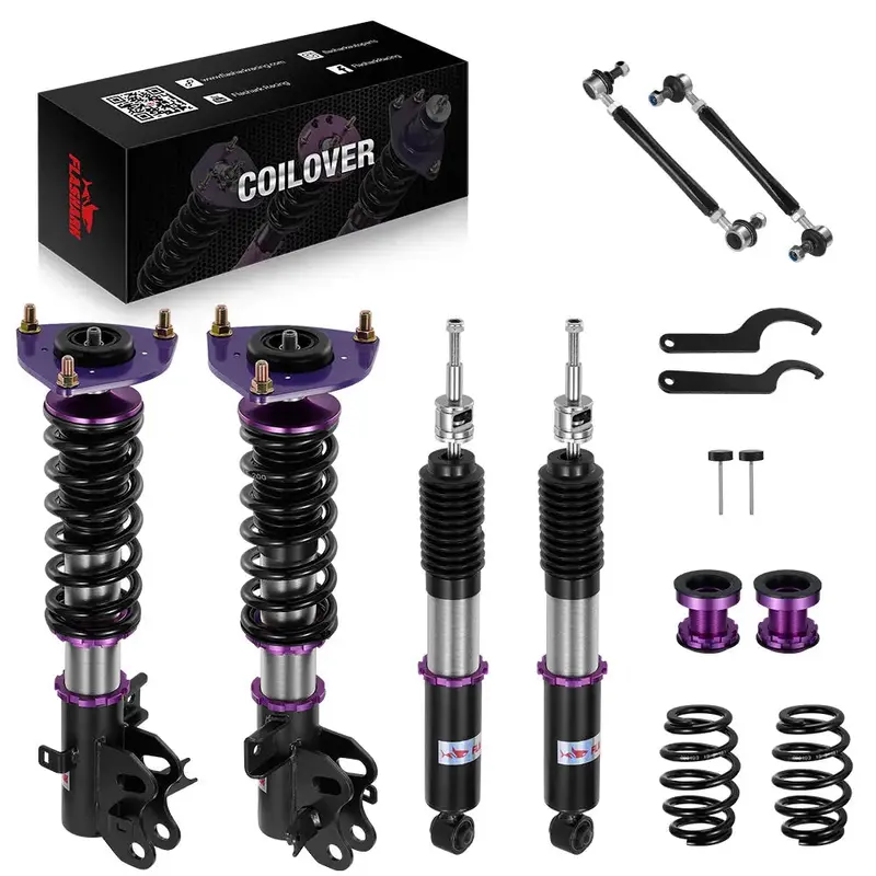 For 2016-2022 Acura Ilx (De2) 32-Way Damping Coilover Shock Absorbers Struts | Flashark 1