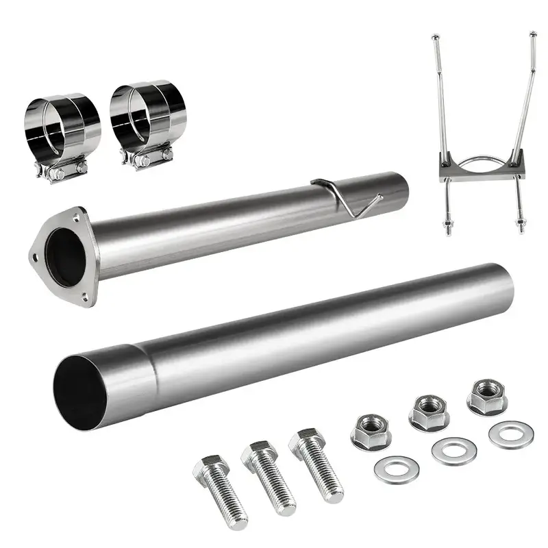 For 4.0/5.0 Inch 2013-2018 6.7 Cummins Dpf Delete Race Pipe Dodge Ram 2500/3500 Turbo-Back 2