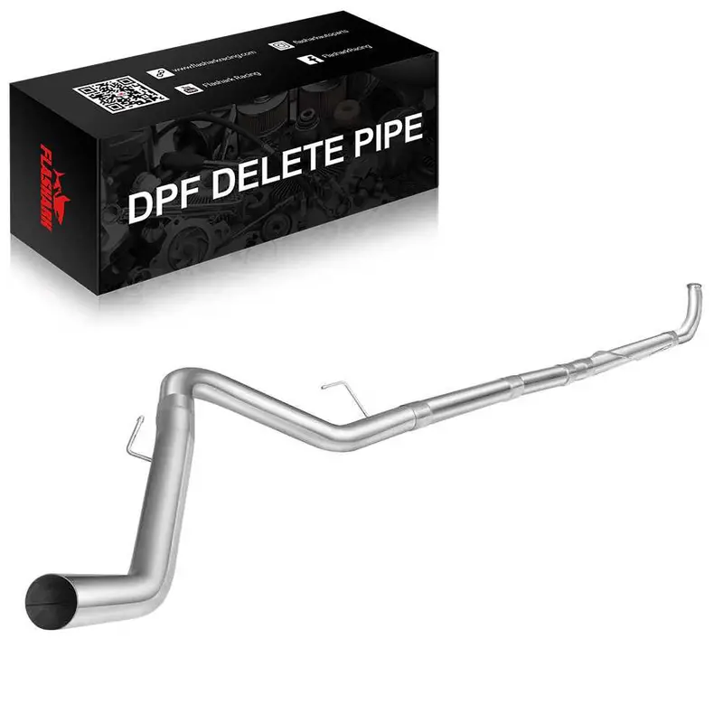 For 4.0/5.0 Inch 2013-2018 6.7 Cummins Dpf Delete Race Pipe Dodge Ram 2500/3500 Turbo-Back 3