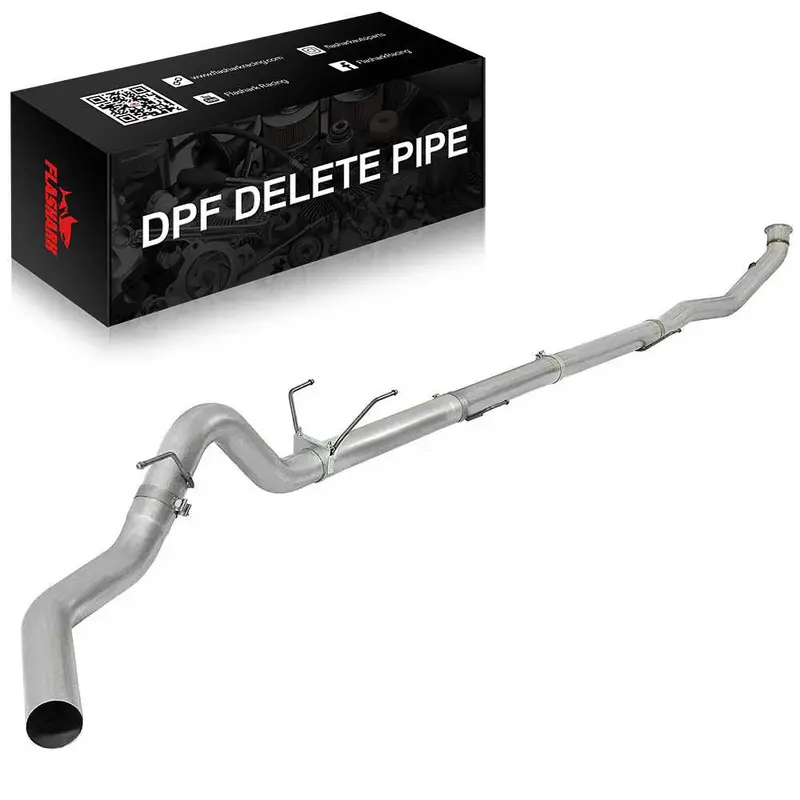 For 4.0/5.0 Inch 2013-2018 6.7 Cummins Dpf Delete Race Pipe Dodge Ram 2500/3500 Turbo-Back 4