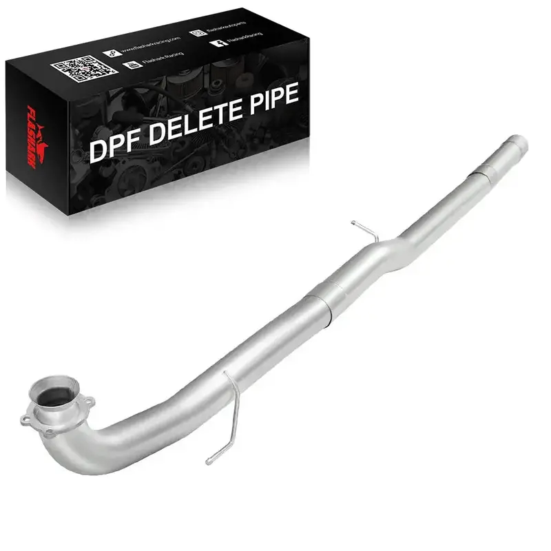 For 4.0/5.0 Inch 2017-2019 L5p 6.6 Duramax Chevy Gmc Dpf Delete Race Pipe Downpipe-Back 1