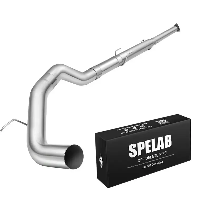 For 4"/5" Dpf Delete Downpipe-Back 2016-2018 Nissan Titan 5.0L Diesel | Spelab 1