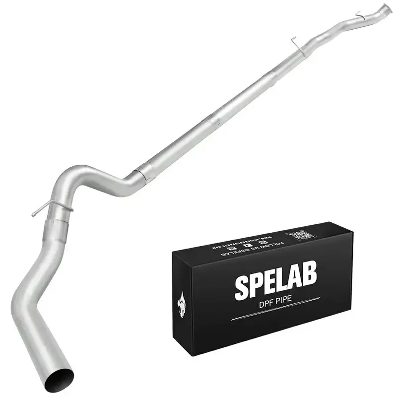 For 4" Turbo-Back 2010-2012 Dodge Ram 6.7L Diesel W/Dpf Delete Race Pipe | Spelab 2