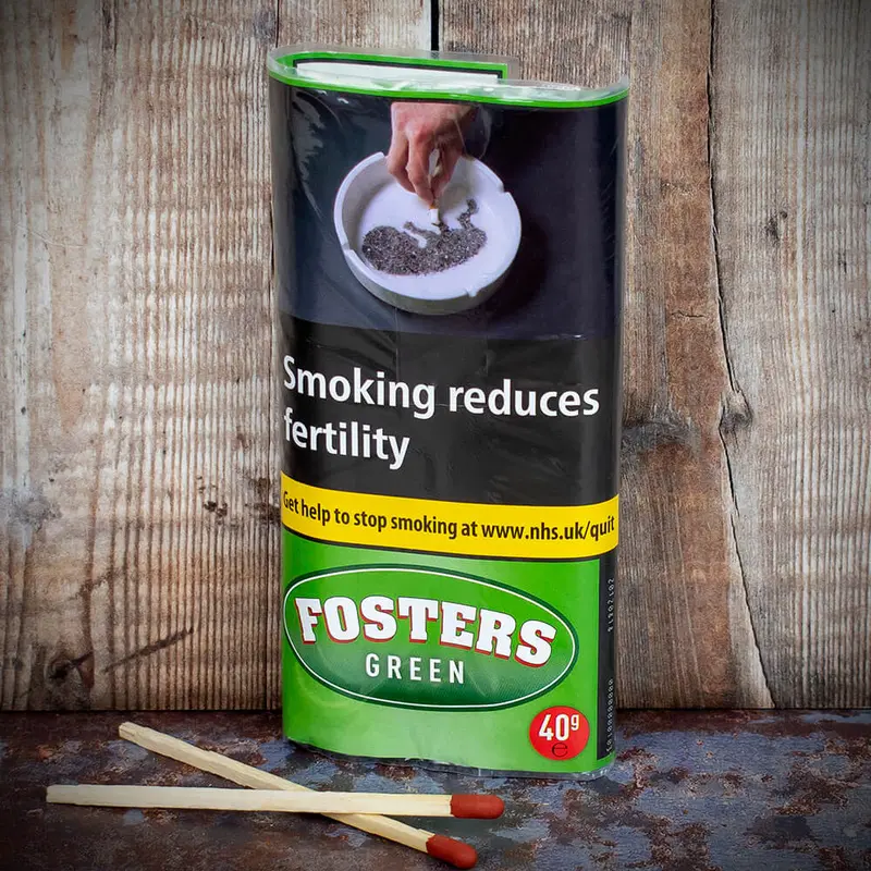 Fosters Green (Menthol) Shag Tobacco - 40G Pouch 1