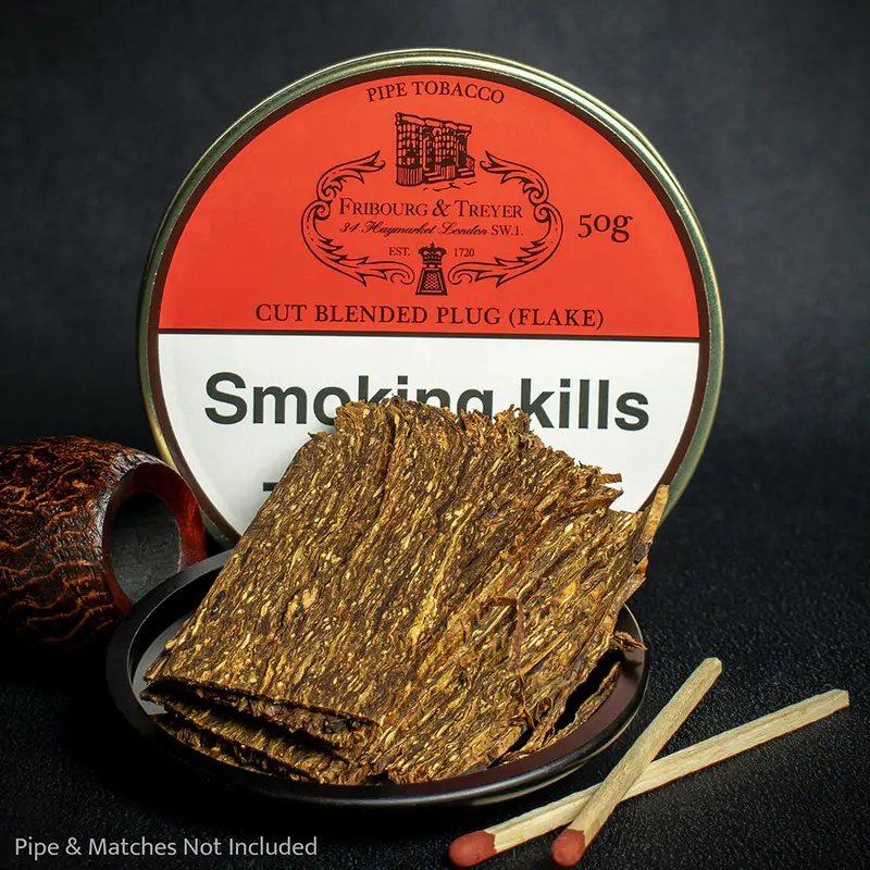 Fribourg & Treyer Cut Blended Plug Flake Pipe Tobacco - 50G Tin 1