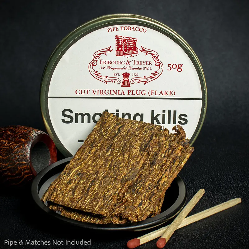 Fribourg & Treyer Cut Virginia Plug Flake Pipe Tobacco - 10G Sample 1