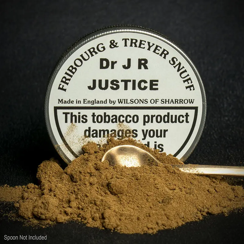 Fribourg & Treyer Dr. J.R. Justice Snuff (Floral & Citrus) - 5G Tap Tin 1