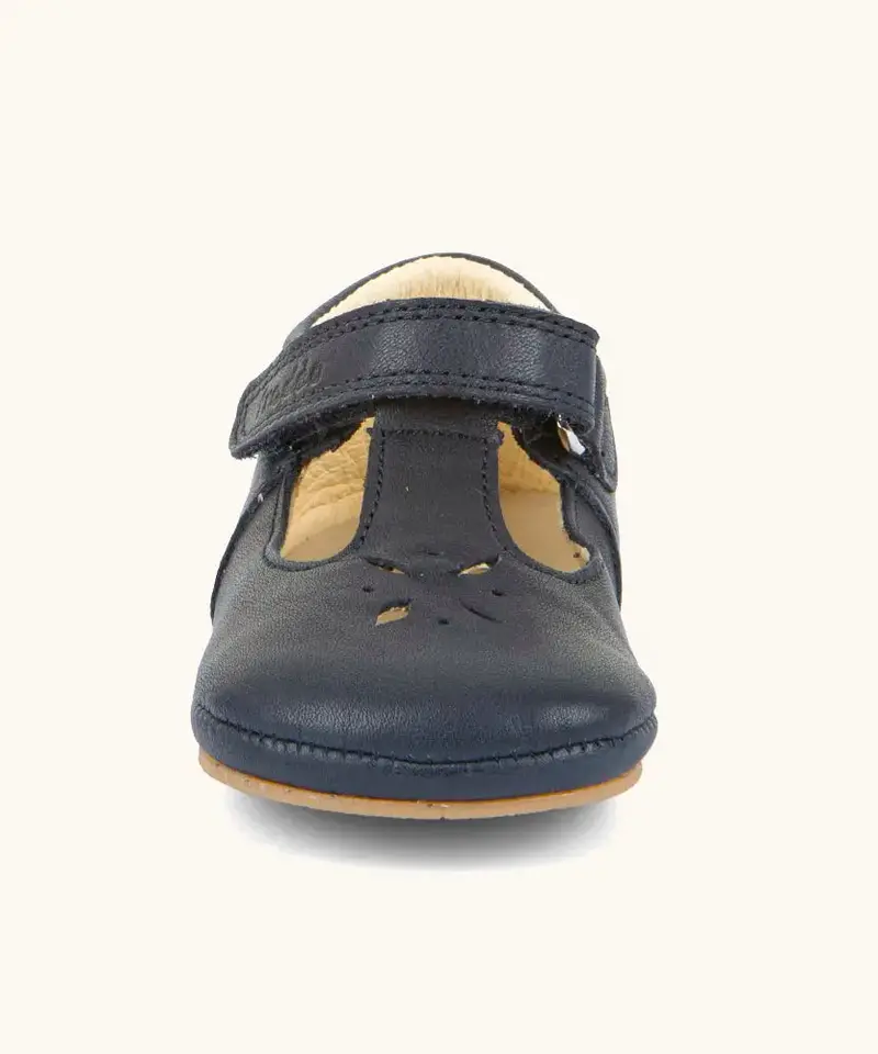Froddo Barefoot Baby Pre-Walker Ballerina Shoes - Dark Blue 4