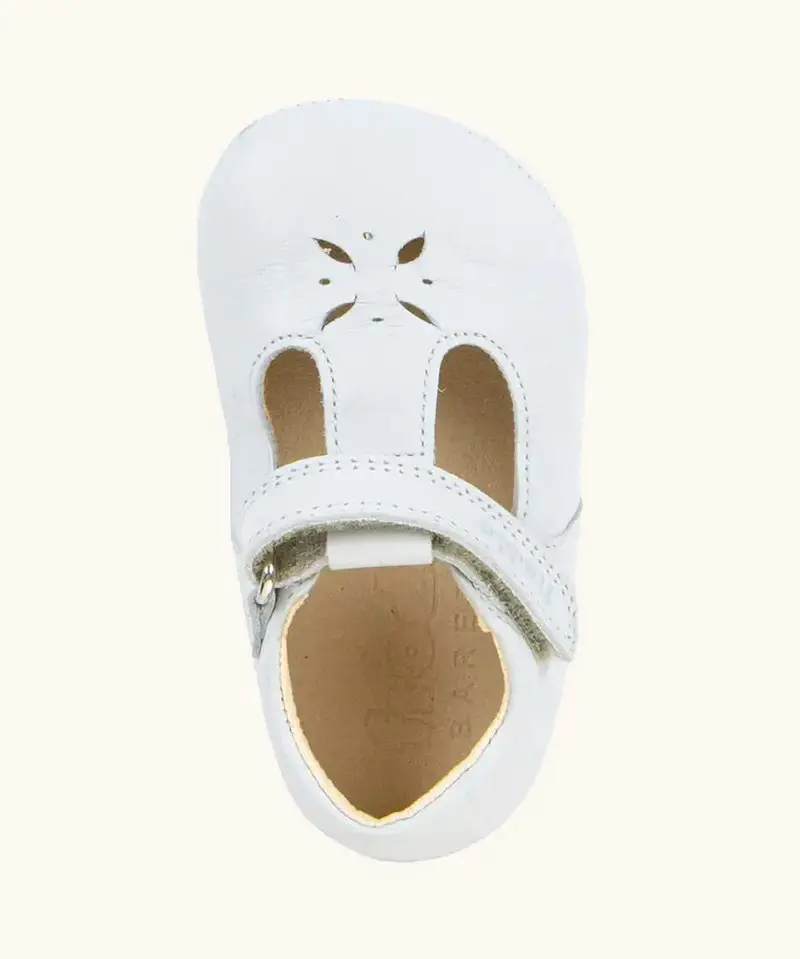 Froddo Barefoot Baby Pre-Walker Ballerina Shoes - White 4