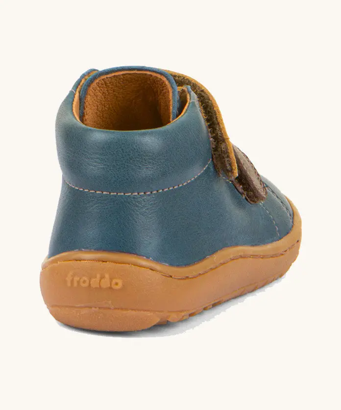 Froddo Barefoot First Step Kids Shoes - Denim 6
