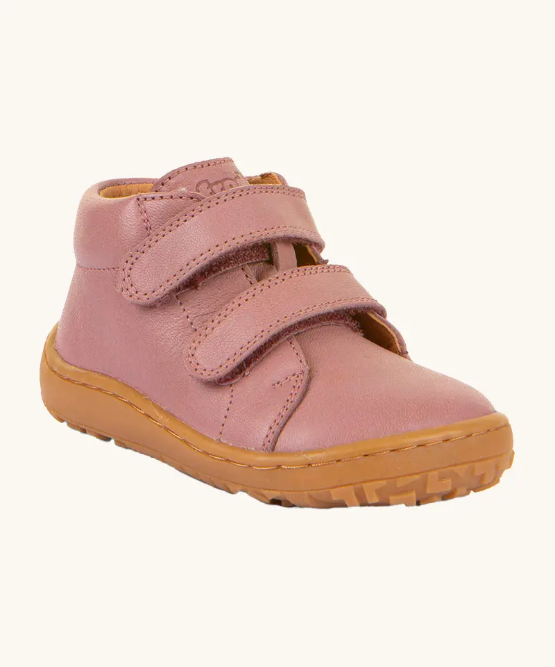 Froddo Barefoot First Step Kids Shoes - Dusty Pink 1