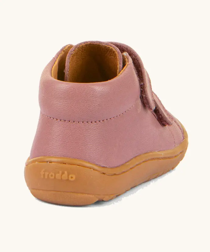 Froddo Barefoot First Step Kids Shoes - Dusty Pink 4