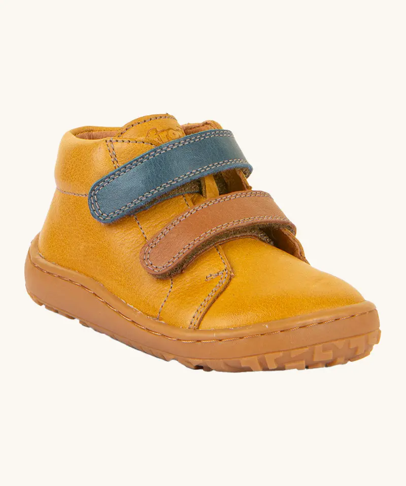 Froddo Barefoot First Step Kids Shoes - Mustard 1