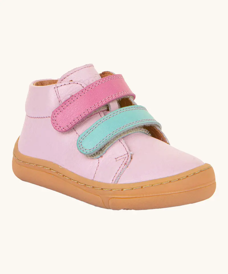 Froddo Barefoot First Step Kids Shoes - Pink & Blue 1