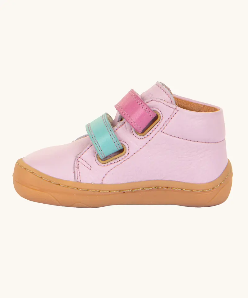 Froddo Barefoot First Step Kids Shoes - Pink & Blue 3