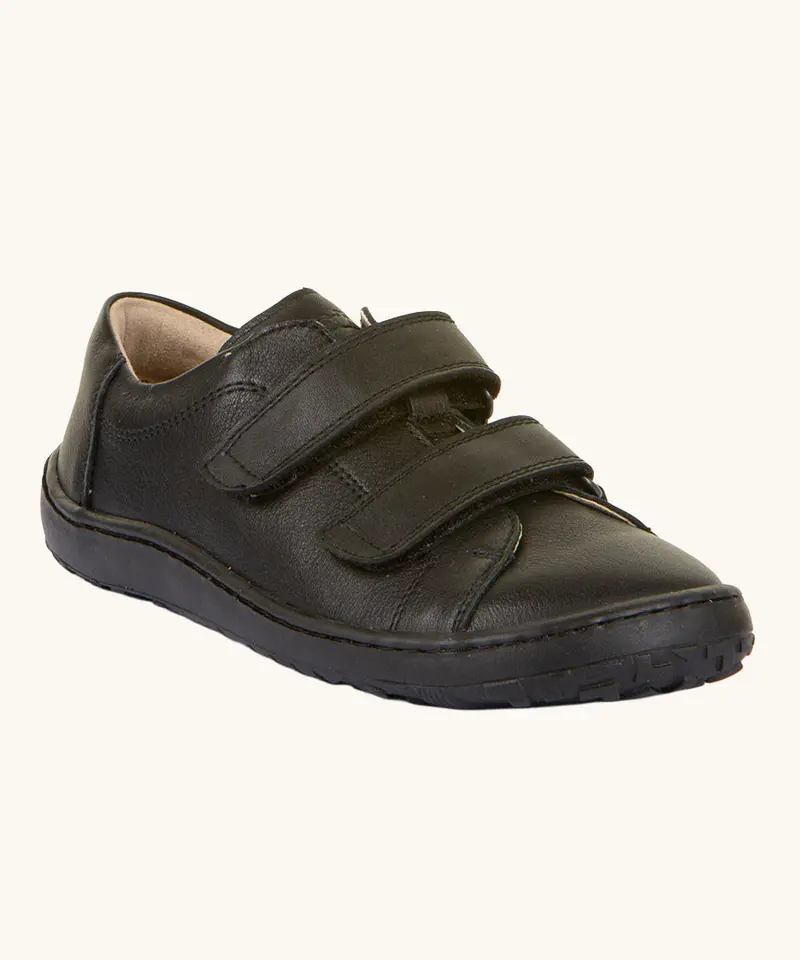 Froddo Barefoot Kids Alex School Shoes - Black 1
