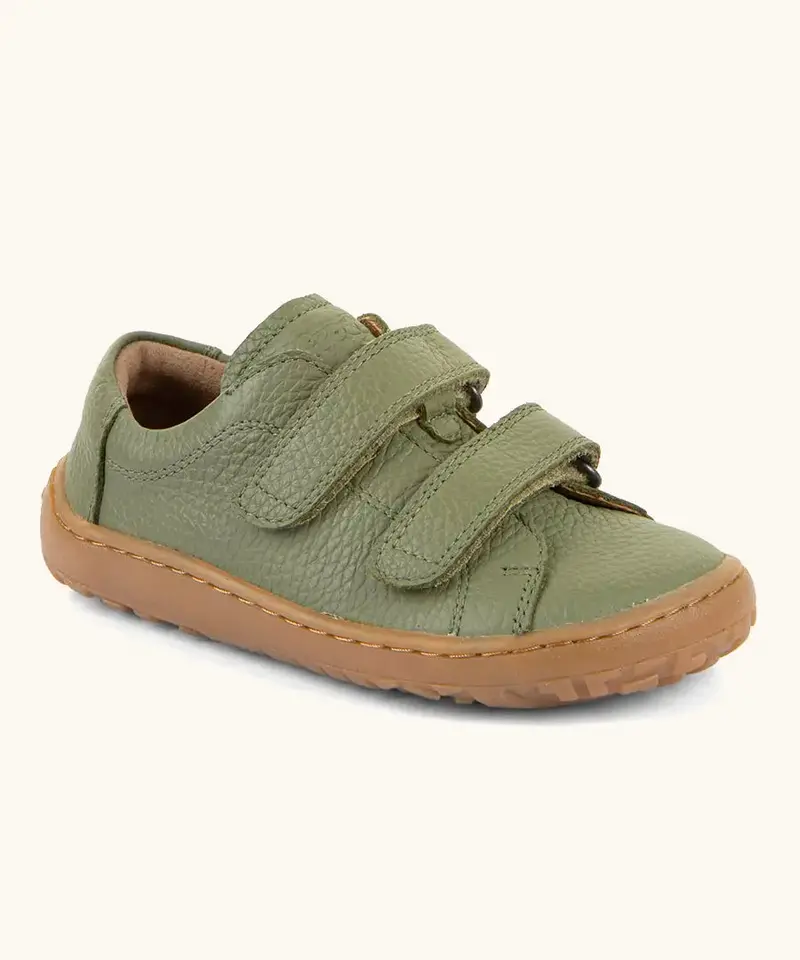 Froddo Barefoot Kids Baze Shoes - Olive 1
