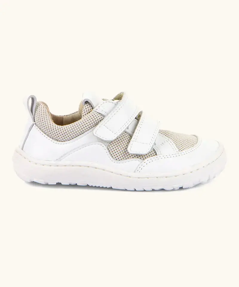 Froddo Barefoot Kids Baze Shoes - White 1