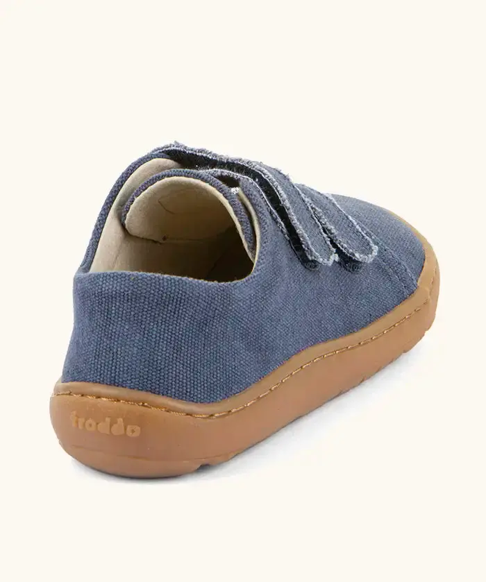 Froddo Barefoot Kids Botaniq Shoes - Blue 4