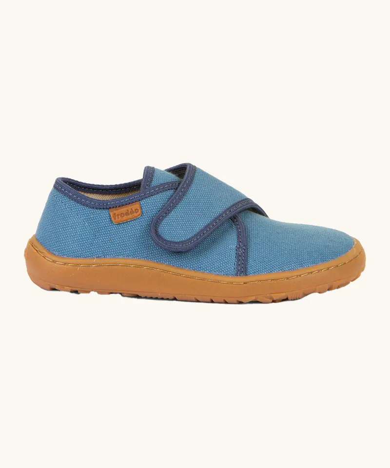 Froddo Barefoot Kids Canvas Slippers - Denim 3