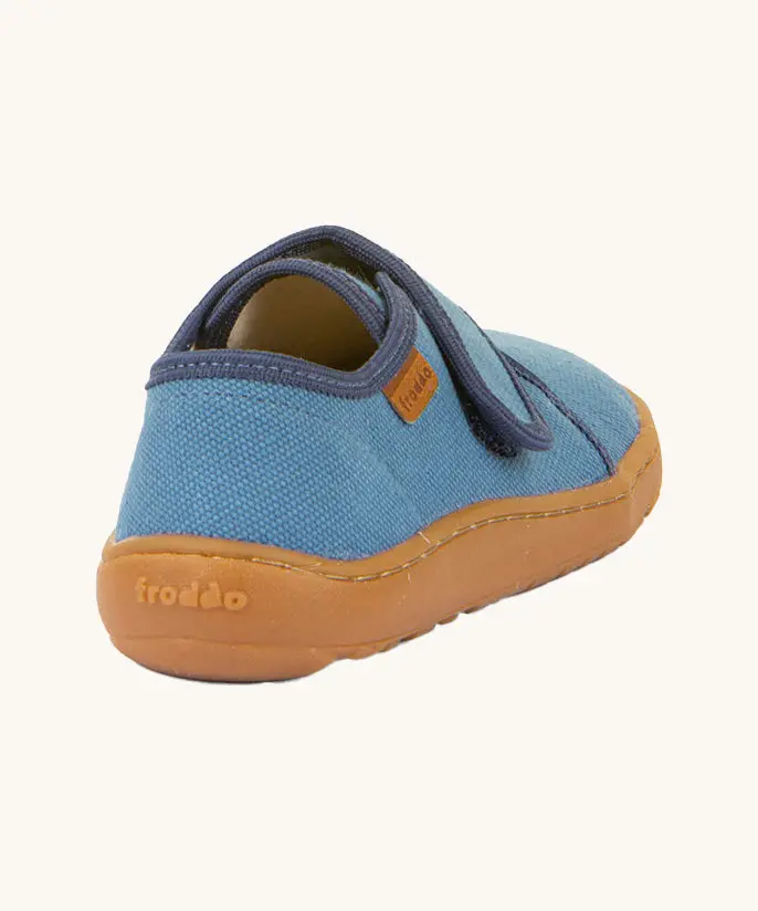Froddo Barefoot Kids Canvas Slippers - Denim 5