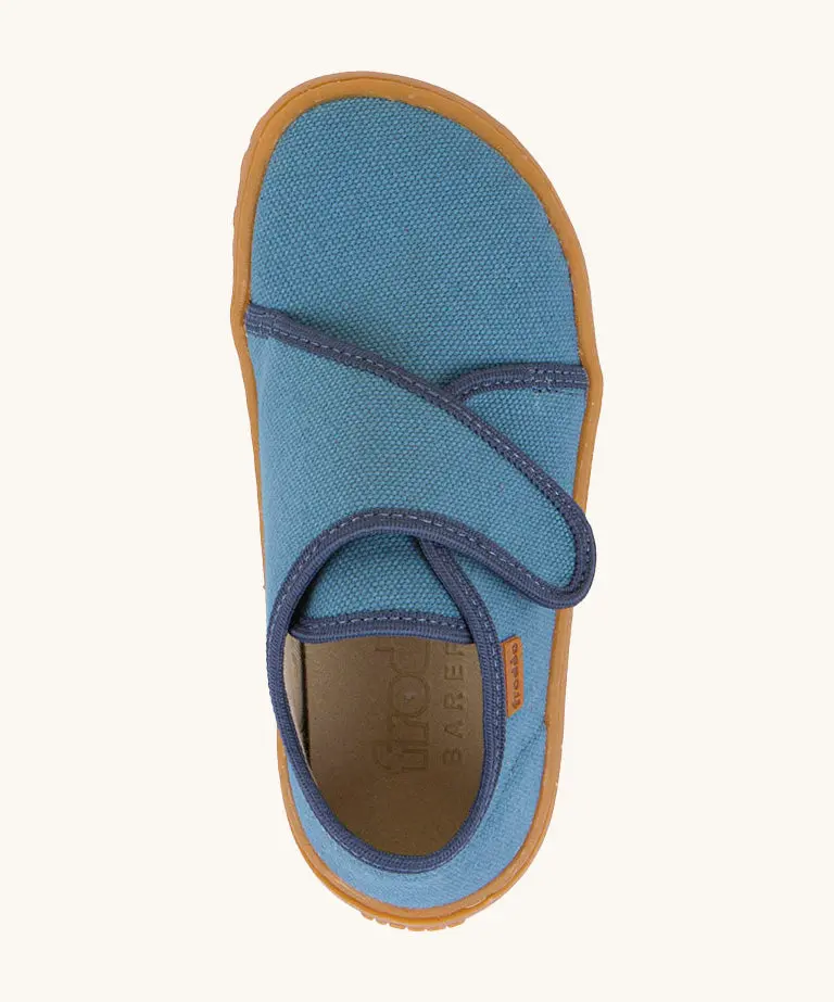 Froddo Barefoot Kids Canvas Slippers - Denim 6