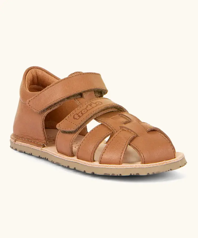 Froddo Barefoot Kids Flexy F Sandals - Cognac 1
